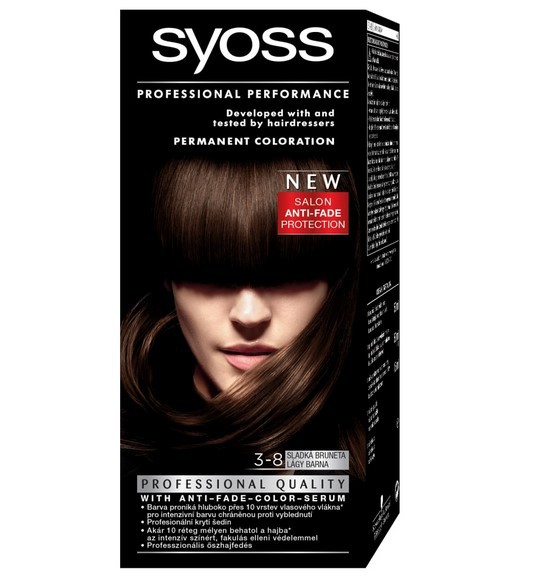 Syoss barva 3-8 sladká bruneta | Barvy na vlasy Syoss barva 3-8 sladká bruneta | Barvy na vlasy